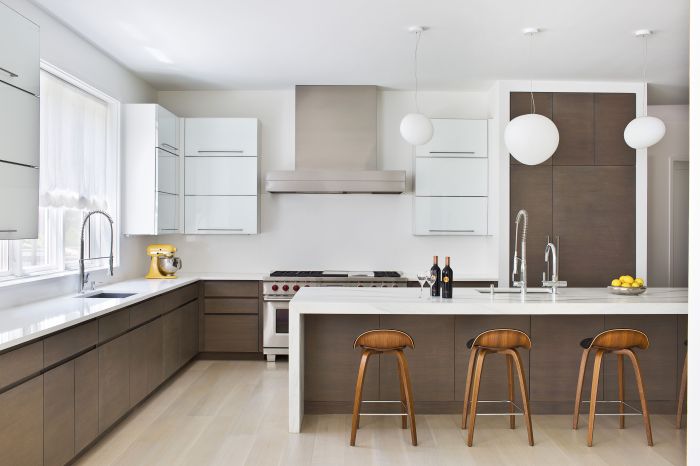 Dapur jendela small minimalis kitchens cupboards minimalism styled tenang suasana thearchitecturedesigns